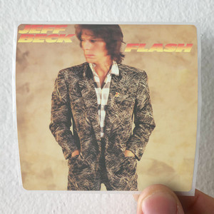 Jeff Beck Flash Album Cover Sticker Jeff Beck Flash Album Cover Sticker