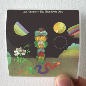 Jan Hammer The First Seven Days Album Cover Sticker Jan Hammer The First Seven Days Album Cover Sticker
