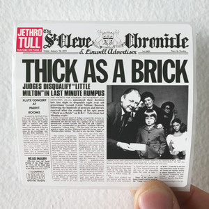 Jethro Tull Thick As A Brick 2 Album Cover Sticker