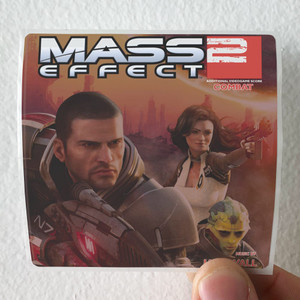 Jack Wall Mass Effect 2 Combat Album Cover Sticker