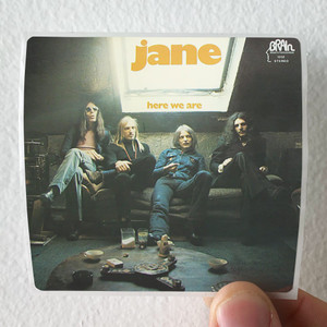 Jane Here We Are Album Cover Sticker