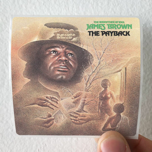 James Brown The Payback Album Cover Sticker James Brown The Payback Album Cover Sticker