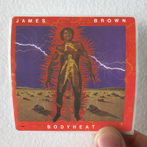 James Brown Bodyheat Album Cover Sticker James Brown Bodyheat Album Cover Sticker
