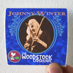 Johnny Winter The Woodstock Experience Album Cover Sticker