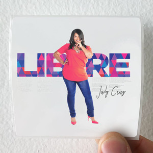 Judy Cruz Libre Album Cover Sticker Judy Cruz Libre Album Cover Sticker