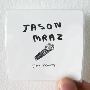 Jason Mraz Im Yours Album Cover Sticker