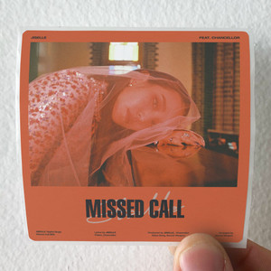 Jiselle Missed Call Album Cover Sticker