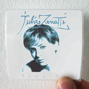 Julie Zenatti Fragile Album Cover Sticker Julie Zenatti Fragile Album Cover Sticker