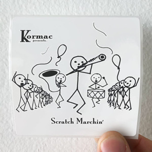Kormac Scratch Marchin Album Cover Sticker