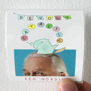 Ken Nordine Devout Catalyst Album Cover Sticker Ken Nordine Devout Catalyst Album Cover Sticker