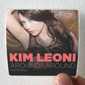 Kim Leoni Around Around Album Cover Sticker