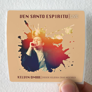 Kelvin Omar Ven Santo Espritu Album Cover Sticker