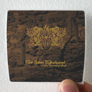 Kroda Fnf Jahre Kulturkampf Album Cover Sticker