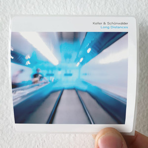 Keller and Schonwalder Long Distances Album Cover Sticker