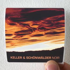 Keller and Schonwalder Noir Album Cover Sticker Keller and Schonwalder Noir Album Cover Sticker