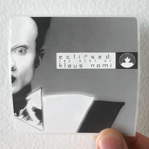 Klaus Nomi Eclipsed The Best Of Klaus Nomi Album Cover Sticker Klaus Nomi Eclipsed The Best Of Klaus Nomi Album Cover Sticker