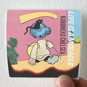 kuronekochelsea Life Is A Miracle Album Cover Sticker kuronekochelsea Life Is A Miracle Album Cover Sticker