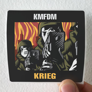 KMFDM Krieg Album Cover Sticker