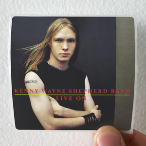 Kenny Wayne Shepherd Live On Album Cover Sticker Kenny Wayne Shepherd Live On Album Cover Sticker