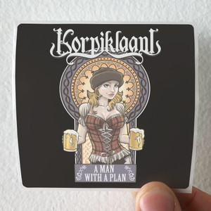 Korpiklaani A Man With A Plan Album Cover Sticker