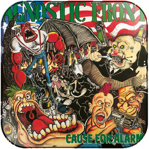 Agnostic Front Cause For Alarm Album Cover Sticker Album Cover Sticker Agnostic Front Cause For Alarm Album Cover Sticker Album Cover Sticker