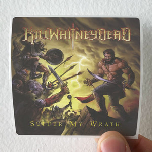 Killwhitneydead Suffer My Wrath Album Cover Sticker Killwhitneydead Suffer My Wrath Album Cover Sticker