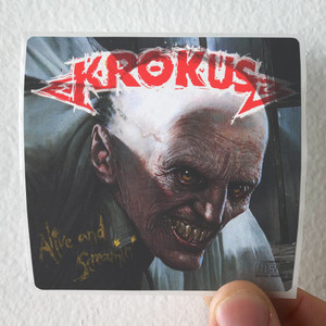 Krokus Alive And Screaming 1 Album Cover Sticker