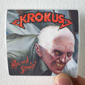 Krokus Alive And Screaming Album Cover Sticker