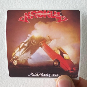Krokus Metal Rendez Vous Album Cover Sticker