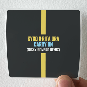 Kygo Carry On Nicky Romero Remix Album Cover Sticker
