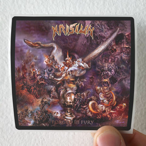 Krisiun Forged In Fury Album Cover Sticker