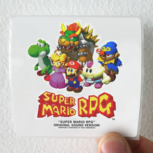 Koji Kondo Super Mario Rpg Original Sound Version Album Cover Sticker