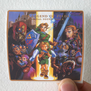 Koji Kondo The Legend Of Zelda Ocarina Of Time Album Cover Sticker Koji Kondo The Legend Of Zelda Ocarina Of Time Album Cover Sticker