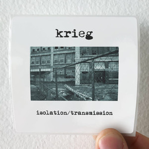 Krieg Isolation Transmission Album Cover Sticker