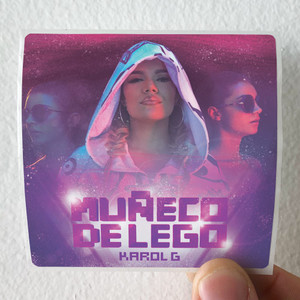 Karol G Mueco De Lego Album Cover Sticker