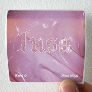 Karol G Tusa Album Cover Sticker