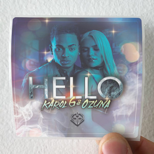 Karol G Hello Album Cover Sticker