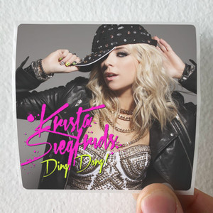 Krista Siegfrids Ding Dong Album Cover Sticker