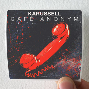 Karussell Caf Anonym Album Cover Sticker