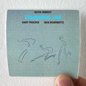 Keith Jarrett Trio Standards Live Album Cover Sticker Keith Jarrett Trio Standards Live Album Cover Sticker