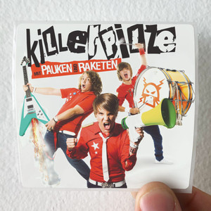 Killerpilze Mit Pauken Und Raketen Album Cover Sticker