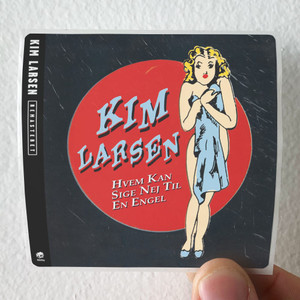 Kim Larsen Hvem Kan Sige Nej Til En Engel Album Cover Sticker