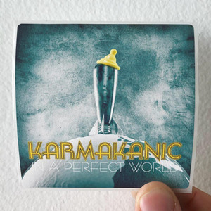 Karmakanic In A Perfect World Album Cover Sticker Karmakanic In A Perfect World Album Cover Sticker