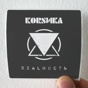 Korsika Real Album Cover Sticker