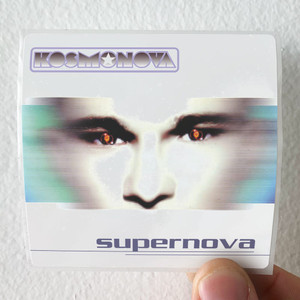 Kosmonova Supernova Album Cover Sticker