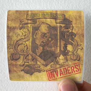 Karate High School Invaders Album Cover Sticker Karate High School Invaders Album Cover Sticker