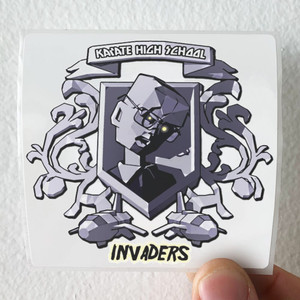 Karate High School Invaders 1 Album Cover Sticker Karate High School Invaders 1 Album Cover Sticker