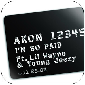 Akon Im So Paid-1 Album Cover Sticker Album Cover Sticker