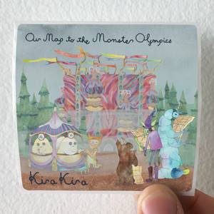Kira Kira Our Map To The Monster Olympics Album Cover Sticker Kira Kira Our Map To The Monster Olympics Album Cover Sticker