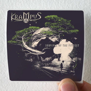 Krampus Survival Of The Fittest Album Cover Sticker Krampus Survival Of The Fittest Album Cover Sticker